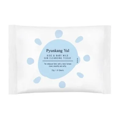 Pyunkang Yul Kids & Baby Mild Sun Cleansing Tissue – серветки для очищення SPF 10 шт