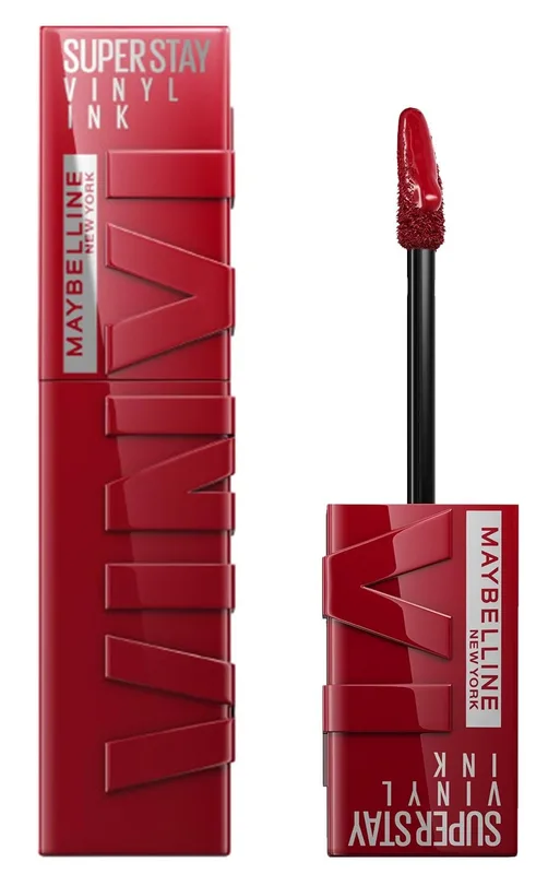 Помада для губ Maybelline New York Super Stay Vinyl Ink Liquid Lipstick стійка рідка 10 Lippy 4.2 мл