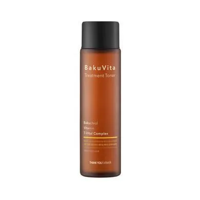 THANK YOU FARMER BaKuVita Treatment Toner – тонер для пружності шкіри з бакучіолом та вітамінами С і Е 200 мл