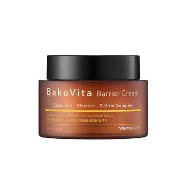 THANK YOU FARMER BakuVita Barrier Cream – крем для пружності шкіри з бакучіолом та вітамінами С і Е 50 мл
