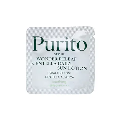 Purito Seoul Wonder Releaf Centella Daily Sun Lotion – лосьйон сонцезахисний на кожен день 1 г. ПРОБНИК