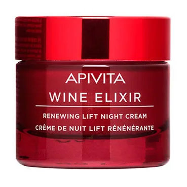 Крем-ліфтінг ВАЙН ЕЛІКСИР нічний для відновлення шкіри Apivita Wine Elixir Anti-Wrinkle And Firming Night Cream