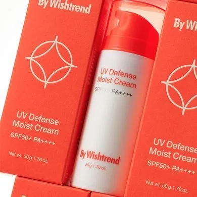 By Wishtrend UV Defense Moist Cream – сонцезахисний крем з пантенолом SPF50+ PA++++ 50 мл
