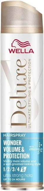 Лак для волосся WELLA DELUXE Неймовірний об’єм та захист 250 мл