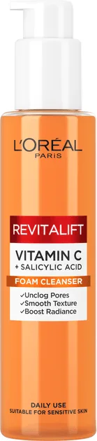 Пінка для вмивання L'Oreal Paris Revitalift з вітаміном C 150 мл