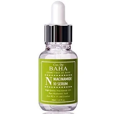 Cos De Baha 10% Niacinamide Serum with Zinc 1% – протизапальна сироватка для жирної шкіри