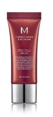 Missha Perfect Cover BB Cream – міні BB крем SPF42 PA+++ 13 Bright Beige 20 мл