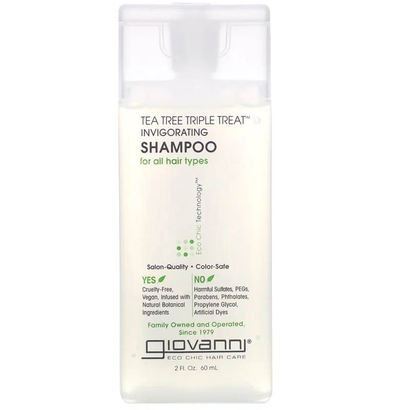 Тонизирующий шампунь чайное дерево Giovanni Tea Tree Triple Treat Invigorating Shampoo