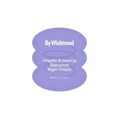 By Wishtrend Vitamin A-mazing Bakuchiol Night Cream – крем для обличчя з ретинолом та бакучіолом (пробник 1 мл)