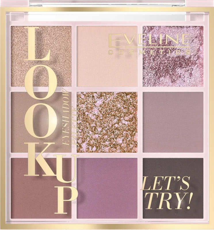 Палетка тіней для повік Eveline Cosmetics Look Up сатинові Let's Try 10.8 г