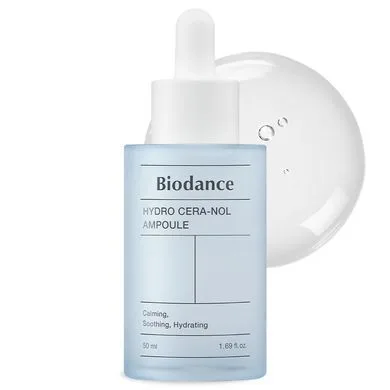 Biodance Hydro Cera-nol Ampoule – зволожуюча сироватка з пантенолом і керамідами 50 мл