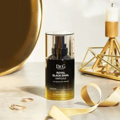 Dr.G Royal Black Snail Ampoule – зволожувальна сироватка з муцином чорного равлика 30 мл