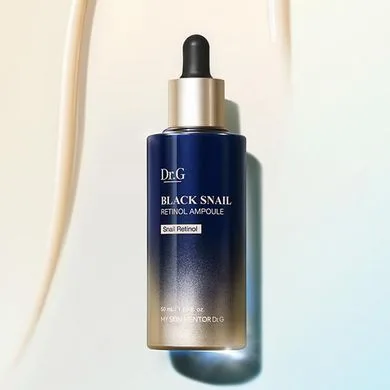 Dr.G Black Snail Retinol Ampoule – сироватка з ретинолом та муцином чорного равлика 50 мл