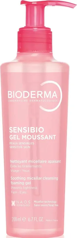Очищувальний гель для вмивання Bioderma Sensibio для чутливої шкіри 200 мл