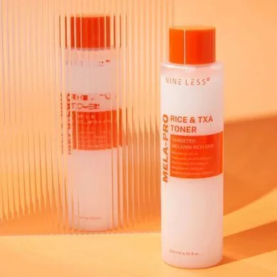 Nine Less MELA-PRO Rice & TXA Toner – освітлювальний тонер з рисом і транексамовою кислотою 200 мл