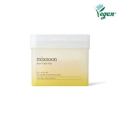 MIXSOON Bean Toner Pad – тонер пади з соєвими бобами 70 шт.