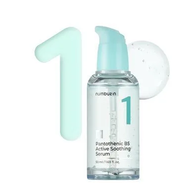 Numbuzin No.1 Pantothenic B5 Active Soothing Serum – заспокійлива сироватка для чутливої і проблемної шкіри 50 мл