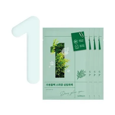 Numbuzin No.1 Dewy Glow Spa Sheet Mask – зволожуюча маска з кипарисовою водою 1 шт.