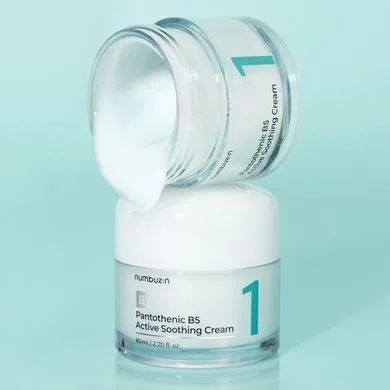 Numbuzin No.1 Pantothenic B5 Active Soothing Cream – заспокійливий крем для проблемної і чутливої шкіри 80 мл