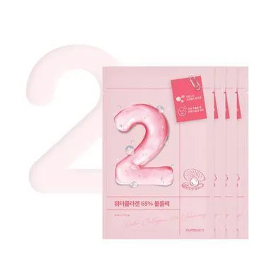 Numbuzin No.2 Water Collagen 65% Voluming Sheet Mask – маска для пружності шкіри з колагеном 1 шт.