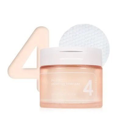 Numbuzin No.4 Pore Zero Peeled Egg Toner Pad – тонер пади для очищення та візуального звуження пор 70 шт.