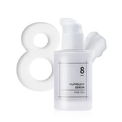 Numbuzin No.8 Fine Cica Serum – сироватка з центеллою для зміцнення захисного бар'єру 50 мл