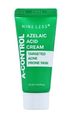 Nine Less A-Control Azelaic Acid Cream – крем для проблемної шкіри з азелаїновою кислотою МІНІ 15 мл