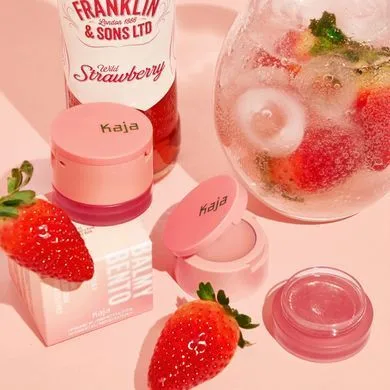 Kaja Balmy Bento – скраб та бальзам для губ 02 Strawberry Rosé