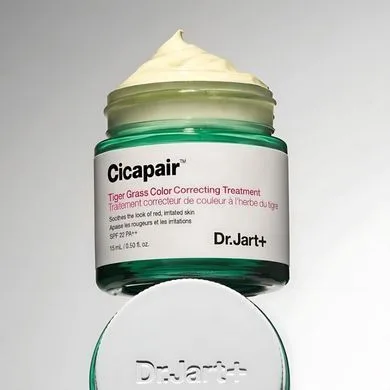 Dr.Jart+ Cicapair Tiger Grass Color Correcting Treatment – крем для нейтралізації почервоніння шкіри