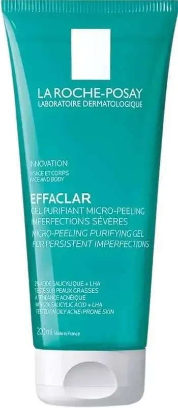 Гель-пілінг для вмивання La Roche-Posay Effaclar для проблемної шкіри 200 мл