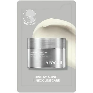 Arocell Super Neck Cream – регенеруючий антивіковий крем для шиї з полінуклеотидами та ізофлавонами ПРОБНИК 2 г.