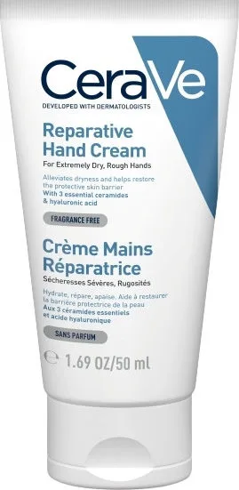 Крем для рук CeraVe Reparative для дуже сухої та огрубілої шкіри відновлювальний 50 мл