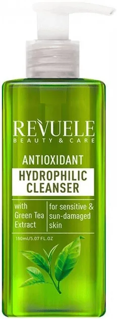 Засіб для вмивання гідрофільний з екст. зеленого чаю Revuele Antioxidant, 150мл