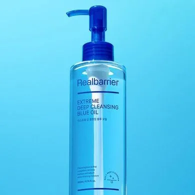 Real Barrier Extreme Deep Cleansing Blue Oil – олія гідрофільна для чутливої шкіри 200 мл