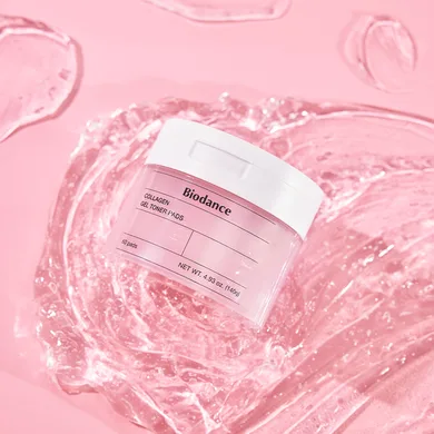 BIODANCE Collagen Gel Toner Pads – зволожуючі тонер-пади з колагеном 60 шт. (термін придатності до 30.04.2027)