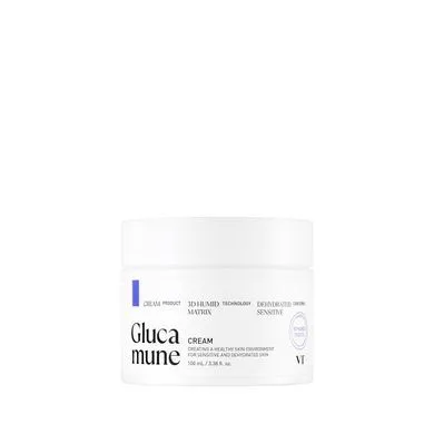 VT Cosmetics Glucamune Cream – зволожуючий крем для обличчя з рослинним "муцином" 100 мл
