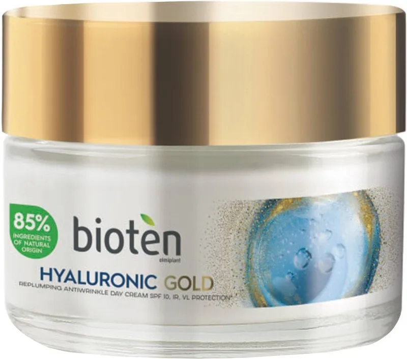 Крем для обличчя Bioten Hyaluronic Gold SPF10 з гіалуроном 50 мл
