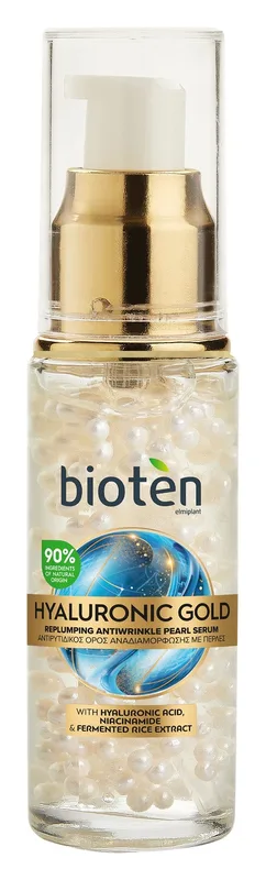 Сироватка для обличчя Bioten Hyaluronic Gold проти зморшок 30 мл