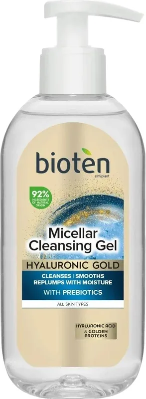 Гель для вмивання міцелярний Bioten Hyaluronic Gold 200 мл