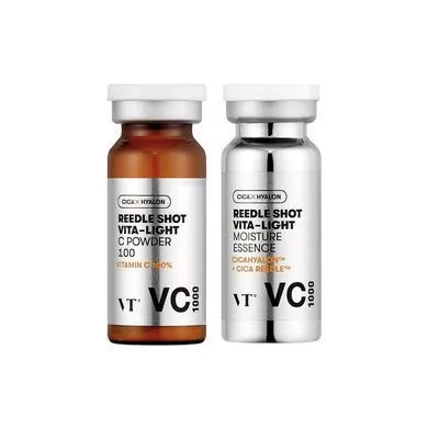 VT Cosmetics Reedle Shot Vita-Light Toning Essence VC 1000 – освітлювальна есенція зі спікулами та вітаміном С