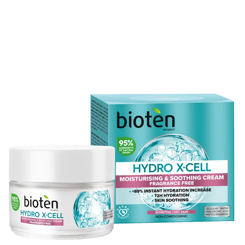 Крем-гель для обличчя Bioten зволожуючий Hydro X-Cell, денний для чутливої шкіри 50 мл
