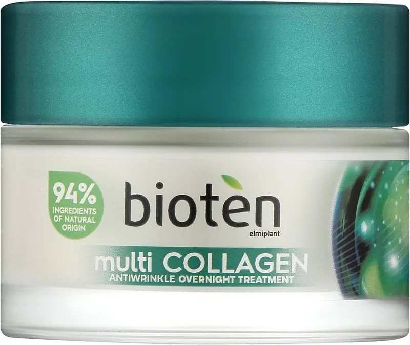 Крем для обличчя Bioten Multi-Collagen проти зморшок із колагеном нічний 50 мл