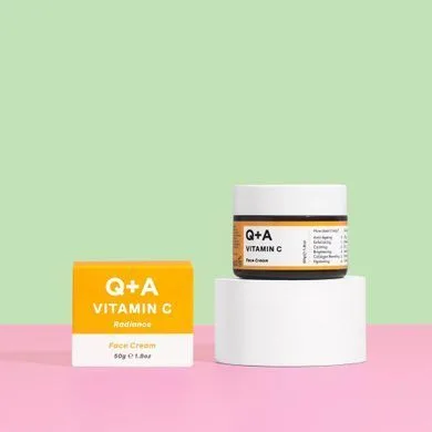 Q+A Vitamin C Radiance Face Cream – освітлюючий крем для обличчя з вітаміном С 50 г