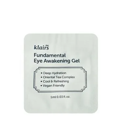 Dear, Klairs Fundamental Eye Awakening Gel – гель для шкіри навколо очей (пробник 1 мл)