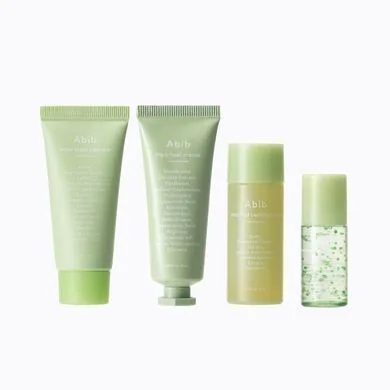 Abib Heartlead Calming Trial Kit – набір мініатюр: пінка, тонер, сироватка і крем