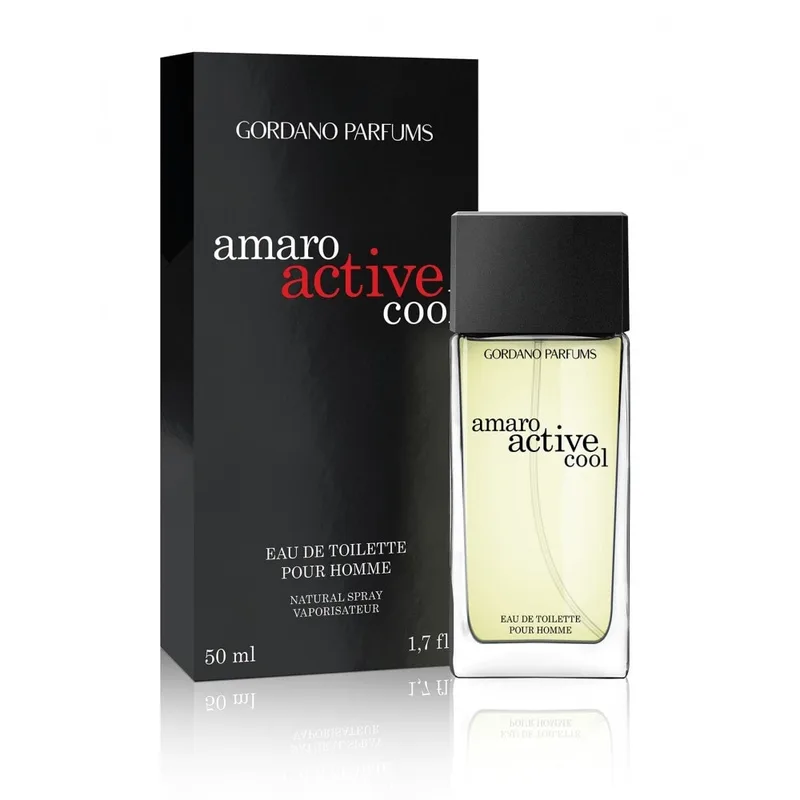 GORDANO PARFUMS Amaro Active Cool туалетна вода чоловіча, 50мл