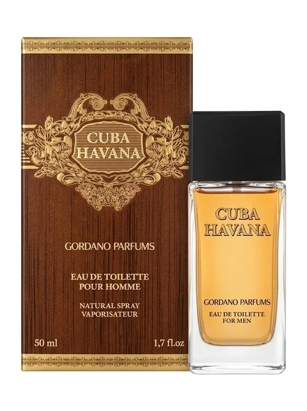 GORDANO PARFUMS Cuba Havana туалетна вода чоловіча, 50мл