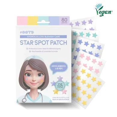 OOTD BEAUTY OOTD Star Spot Patch 80 patches – патчі проти прищів 80 шт.