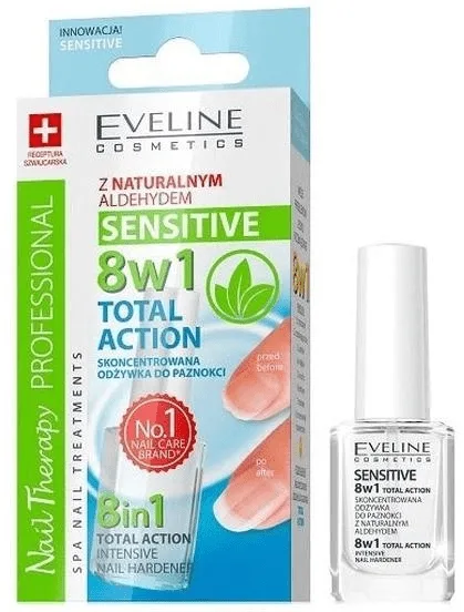 Eveline засіб для нігтів 8в1 Sensitive Nail Therapy, 12 мл