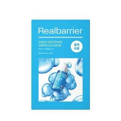Real Barrier Aqua Soothing Ampoule Mask – маска тканинна заспокійлива 1 шт